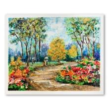 Dimitri Polak (1922-2008), "In the Park" Limited Edition Serigraph, Numbered and Hand Signed with...