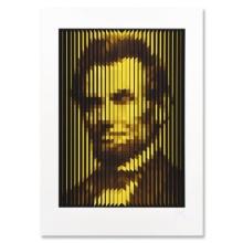 Jean-Pierre Yvaral (1934-2002), "Abraham Lincoln" Limited Edition Serigraph, Numbered and Hand Si...