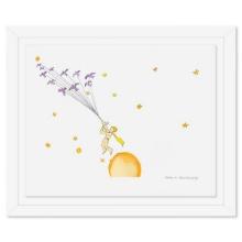 Antoine de Saint-Exupery 1900-1944 (After), "The Little Prince Flying Away" Framed Limited Editio...