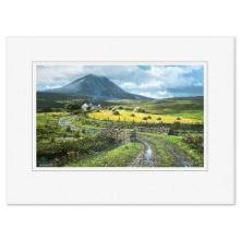 Peter Ellenshaw (1913-2007), "Errigal Mountain, Donegal" Hand Signed Lithograph with Letter of Au...