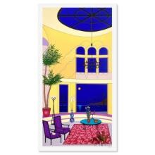 Fanch Ledan, "Atrium Over San Francisco Bay" Limited Edition Serigraph, EA Numbered and Hand Signed