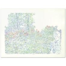 Traudi Flaxman, "Marie's Garden" Limited Edition Lithograph, Numbered and Hand Signed by the Arti...