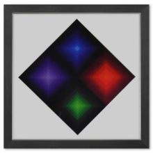 Victor Vasarely (1908-1997), "Arcturus - II de la sÃ©rie Folklore Planetaire" Framed 1971 Heliogr...
