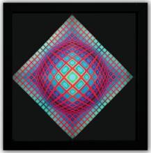Victor Vasarely- Heliogravure Print "Untitled"