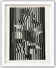 Victor Vasarely- Heliogravure Print "Untitled"