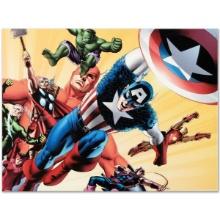 Marvel Comics "Fallen Son: Death of Captain America #5" Numbered Limited Edition Giclee on Canvas...