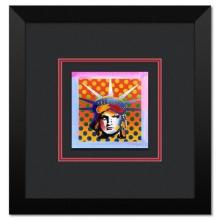 Peter Max, "Liberty Head XI" Framed Limited Edition Lithograph, Numbered and Hand Signed with Cer...
