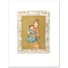 Golden Dreams Limited Edition Lithograph by Edna Hibel (1917-2014), Numbered and Hand Signed with...