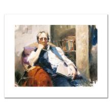 Pino (1939-2010), "The Professor" Limited Edition on Canvas, Numbered and Hand Signed with Certif...