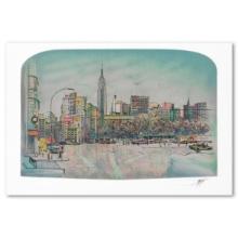 Rolf Rafflewski, "New York City" Limited Edition Lithograph, Numbered and Hand Signed with Letter...