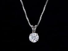 14kt White Gold 0.4ctw Diamond Pendant