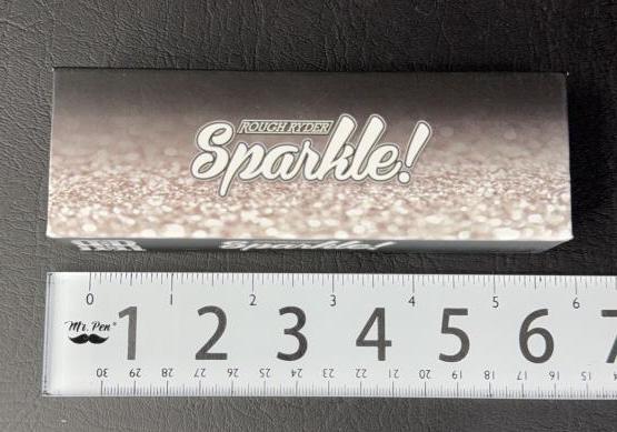 Silver Sparkle Small Moose RR2012 Pocket Knife