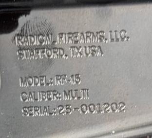 (NIB) Radical Firearms 5.56 AR-15 Rifle