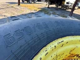 (4) 650/65-R38 Floater Tires and Wheels