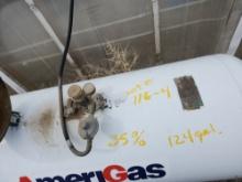 124 gallon propane tank