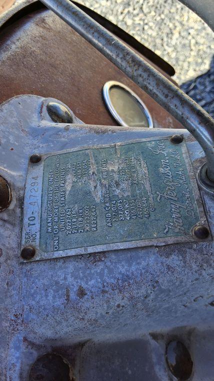 Ferguson TO Tractor