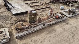 Pallet of Misc. Items- Antique hand tools, weed sprayer etc