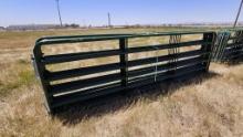 QTY(7)- 14ft Green Gates