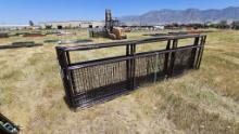 QTY (6)- 14ft Wire Filled Gates- DAMAGED
