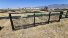 QTY (3)- 16ft Wire Filled Gates