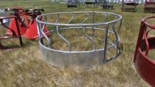 8ft Round Galvanized Cow Feeder
