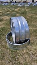 QTY (4)- Fire or Garden Rings 1ft x 3ft
