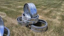 QTY (9)- Fire or Garden Rings 1ft x 3ft