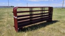 QTY (10)- 12ft Red Panels- DAMAGED END