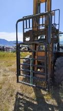 QTY (2)-  4ft Gray Walk Thru Gates