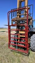 QTY (2)-  4ft Red Walk Thru Gates