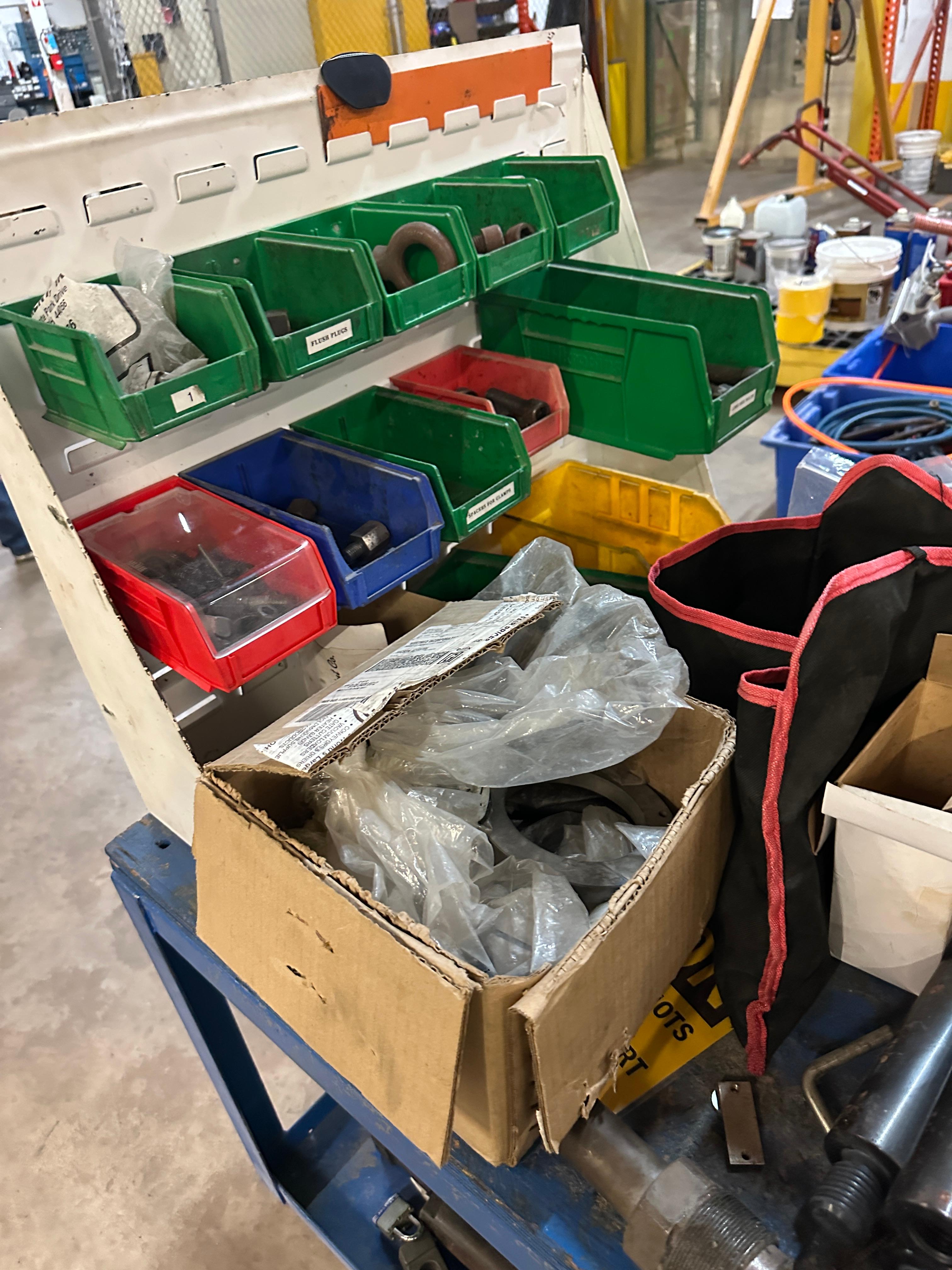 Metal Cart With All Contents