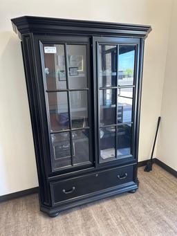 Large Black Hutch No Contents