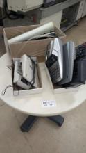 Round Table and Office Supplies