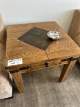 Wood End Table