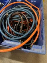 Blue Tote With Mutiple Size Air Hoses