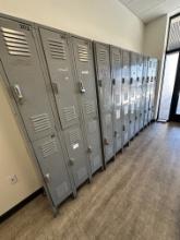 Wall Of Lockers No Contents