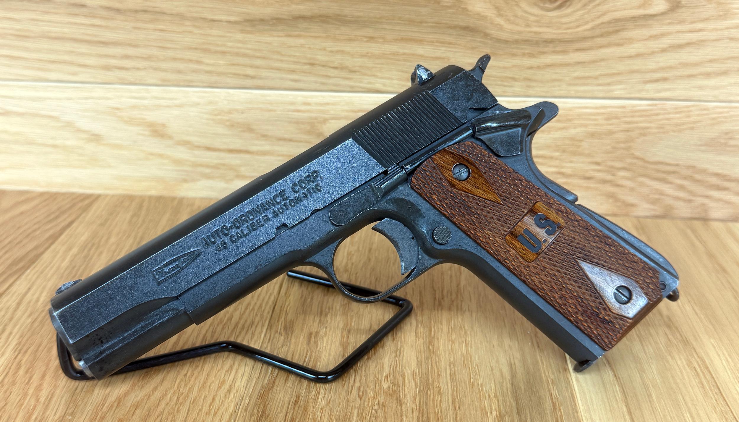 Thompson Auto-Ordnance Corp 1911A1 WWII Style .45acp Semi Auto Pistol