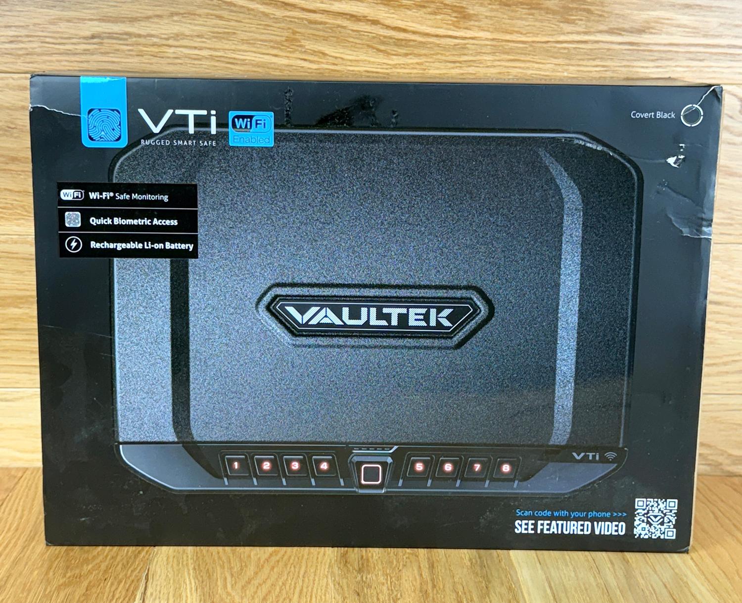 Vaultek Pro Series Pro VTi Biometric Full Size Pistol Safe with Bluetooth Black