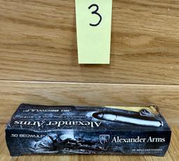 Alexander Arms Ammunition .50 Beowulf 300 Grain FTX #3