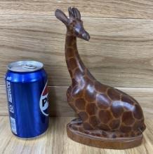 African Carved Giraffe