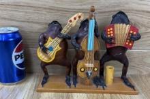 Taxidermy Frogs Vintage Oddity