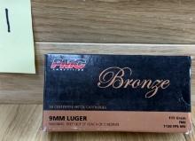 PMC Bronze 9mm Luger 115 Grain FMJ