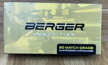 BERGER 6mm CREEDMOOR 109 Grain