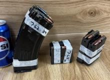 Lot of 7 Steel Magazines 7.62x39. Rounds Included