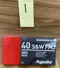 Aguila 40 S&W 180gr FMJ 50rds #1
