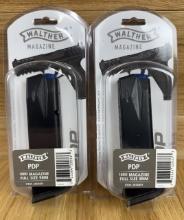 Lot of 2 - Walther Magazines PDP 18rd 9mm