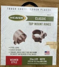 Weaver Classic Mount 30mm Low Matte 49121 - See photo for Details