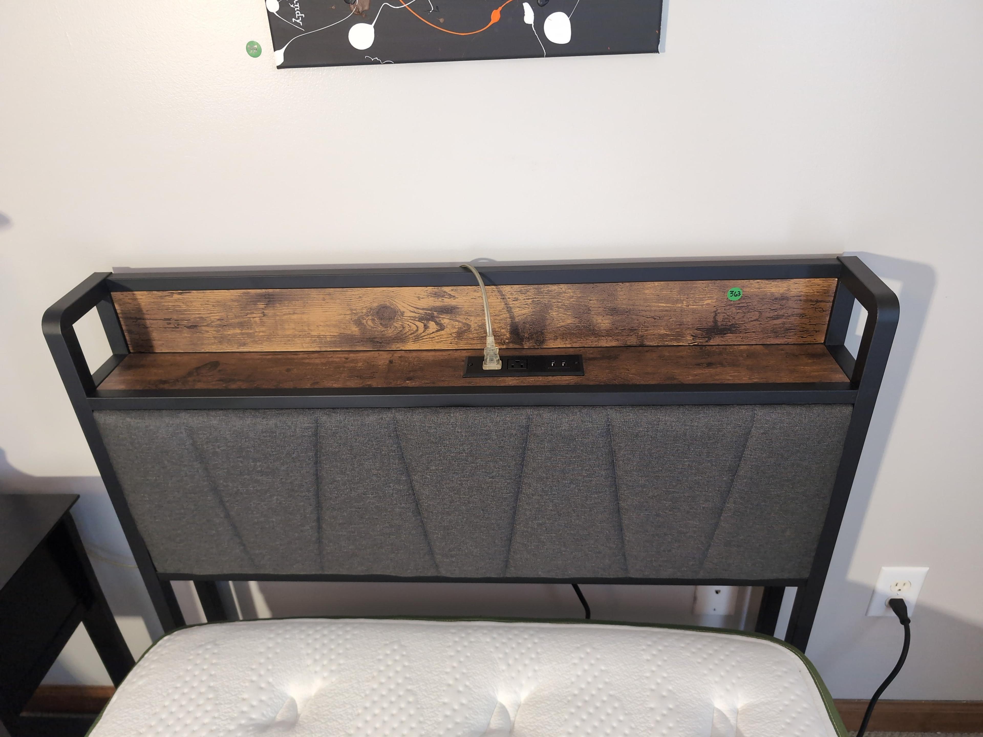 Xl Twin Bed With Mattress, Power Plug (2 Of 2)