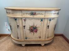 Half Moon French Country Cabinet