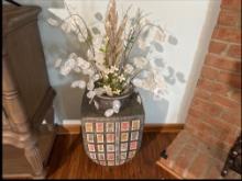 Decorative Vase With Artificial Flowers